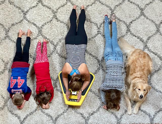 Stealth Planking Helps This Busy Mom Relieve Stress